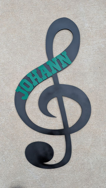 Treble Clef Name Sign