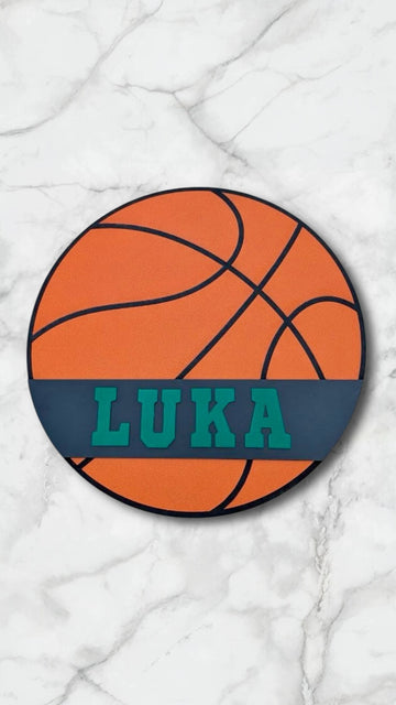 Basketball Name Sign